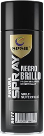 Bombe de peinture Noir métallisé 400 ml 8577