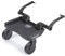 Lascal® BuggyBoard® Mini 3D, Kinderbuggy Trittbrett mit strukturierter Stehfläche, Kinderwagen Zubehör für Kinder von 2-6 Jahren (22 kg), kompatibel mit fast jedem Buggy und Kinderwagen, grau