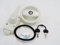 CR-MOESANCO® Entry Lock for Motorhome or Caravan White with Handle and Ambidextrous Swivel Key, Can be Mounted Both Right and Left
