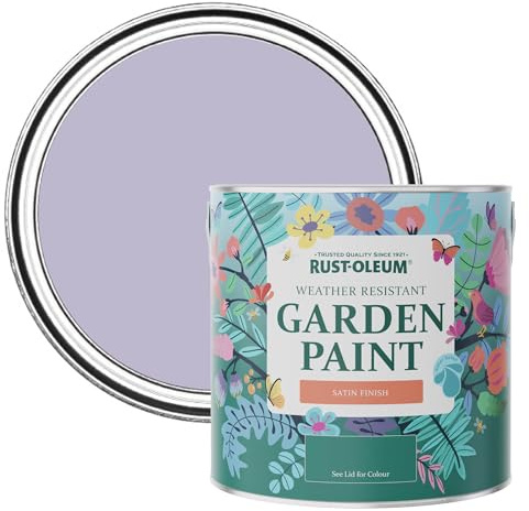 Rust-Oleum Purple Mould-Resistant Garden Paint in Satin Finish - Wisteria 2.5L