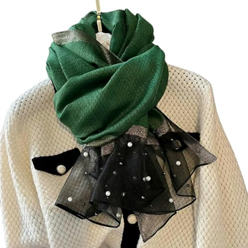 Gyios Halsduk dammode solid silke och linne halsduk, sommarsjal, bandana, Foulard Hijab-jp062-15