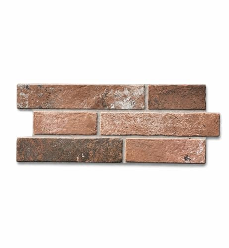 Stock Ceramiche Effetto pietra Mattoncino Inglese Rosso
