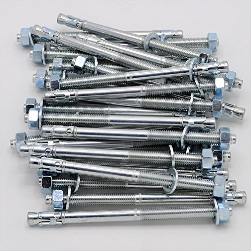 Bolzenanker M8 / 75 mm, 25 Stück, ETA Zulassung, verzinkt, Schwerlastdübel, Keilanker