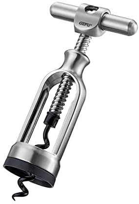 Gefu GF15480 Cavatappi a campana DEGUSTO, metallo, grigio chiaro