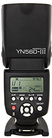 YONGNUO YN560 Mark III YN560-III YN560III Blitzgerät für Canon, Nikon, Pentax, Olympus + NAMVO Diffusor