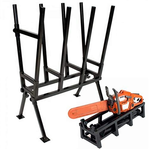Holzsägebock Sägebock Sägegestell Holzbock Sägehilfe Stützbock Sägeständer Kettensäge, Brennholz Belastbar bis 400 kg
