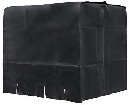 IBC Tank Abdeckung, 1000ml IBC Cover UV-Schutz Foli UV-Folie Schutzhülle Schutzplane Schutz Haube IBC Container Regentonne Verkleidung Wassertank,120 * 100 * 116 cm