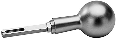 Alu-Türknopf drehbar mit Kugel Ø 55 mm