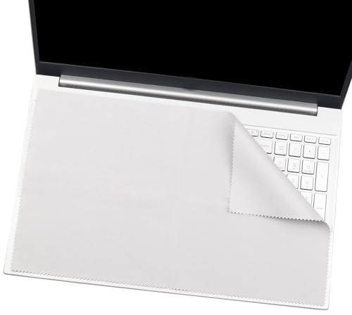 Mikrofaser-Reinigungstuch, 38,1 cm - 43,9 cm (15 - 17,3 Zoll) Laptop-Tastaturschutz, kompatibel mit Dell/HP/Acer/Asus/Lenovo/Samsung/LG usw