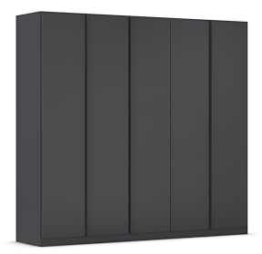Rauch Möbel MONOSTAR, Kleiderschrank, Farbe Grau metallic, Breite 226 cm