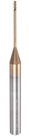 HARFINGTON Ball Nose End Mill 4 Flute 1/16 Diameter 1/4 Shank Tungsten