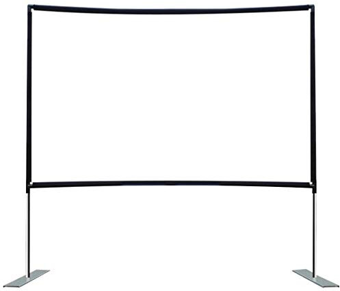 CJHYSMD Schermi di proiezione Schermo per proiettore Full 1080P 16:9 con Base Stabile 100 120 Pollici Schermo per proiettore Portatile 4K per Esterni (120 Pollici)