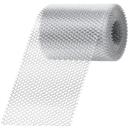 Rollo de protección para canalones – Rejilla de protección para canalones de techo, rejilla de protección para canalones, filtro de metal, protección de canalones de aluminio para evitar ramas de