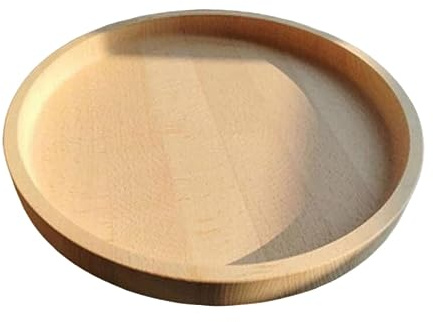 CoudarTitie Bandeja Sensorial de Madera, Bandeja de Clasificación de Conteo para Niños de 4 5 6 años, Ronda