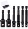 XIHIRCD 6pcs Impact Socket Adapter Set, 1/4, 1/2, 3/8 Inch Impact Driver Conversion Set Socket Driver Wrench Bits Attachments Drill Socket Adapter Hand Tools Kit for Daily Use