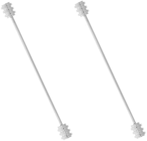 DEARMAMY 2St Krawattennadel kleiderspange hemdhalter krawattenhalter Kragenstäbchen für Hemd Krawattenklammer schlicht Kragenstange Anzugnadel krawattenstangen für männer Legierung Silver