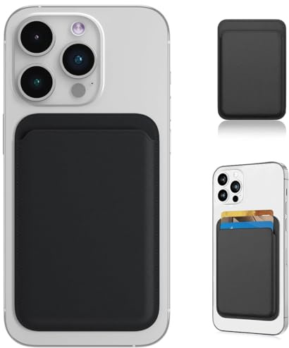 JEYORZY 1 Pcs Porte-Cartes Adhésifs pour Téléphone, Portefeuille à Coller pour Smartphone, Porte-cartes Magnétique pour Téléphone, Emportez avec Vous Votre Carte d'Identité et Votre Carte de Crédit