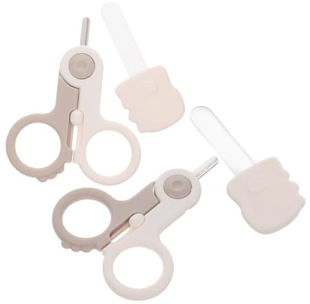 TOYANDONA Tijeras De Seguridad Para Uñas Infantiles Kit De Cortauñas Para Bebés Diseño Prueba De