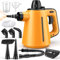 Vaporeta Limpieza Hogar, Steam Cleaner con 10 Accesorios, 3,5 bar, para Eliminar la Suciedad Limpiador Vapor 1050 W Vaporeta de Mano para Limpiar Suelos, Muebles Tapizados y Coches