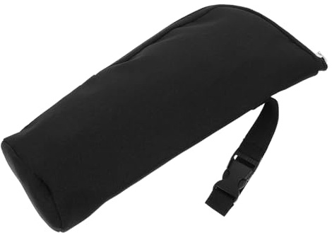 SOIMISS Isolierte Beim Zufällige Farbe aus Polyester Babyflaschentasche und Clip mit Praktischem Tragegriff Schwarz zur Aufbewahrung von Muttermilch und Babyflaschen für Kinderwagen