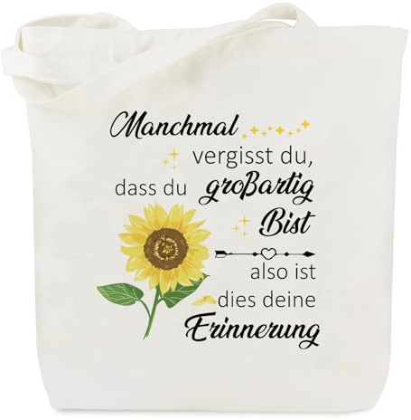 Motivationsgeschenke,Segeltuchtasche Einkaufstaschen Mutmacher Geschenk,Du Bist Großartig Geschenk,Trost Geschenke,Positive Geschenke,Aufmunterung Geschenke,Gute Laune Geschenke,Geschenke für Frauen