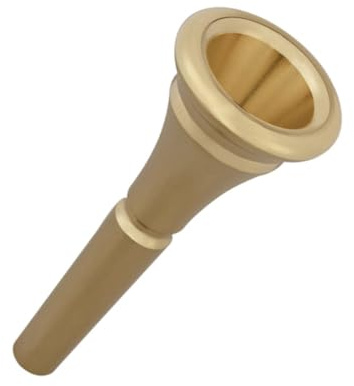 Reines Kupfer Hornmundstück für Horn, Goldfarbenes Instrumentenzubehör | Leicht, Verschleißfest und Tragbar, Klangwirkung, Einfach zu Reinigen für Hotels und Schulen