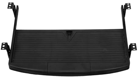 NAMOARLY Vassoio Tastiera Estraibile da Scrivania con Cassetto Scorrevole sotto Tavolo Organizer Sottopiano Salvaspazio Design Ergonomico e Montaggio Senza Nero per Ufficio e Casa