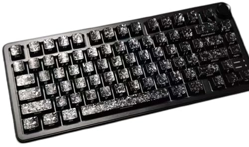 KAHDGSS Side Printed Keycaps Carbon Texture Desktop Toner Keycap Double Shot Keycap 119 for Gaming Keyboard Ergonomic Keyboard Keycaps