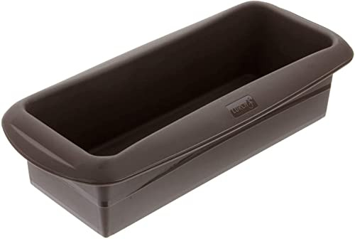 Lurch FlexiForm Kastenform, Brotbackform aus 100% BPA-freiem Platin-Silikon, 25 x 9 cm, Braun
