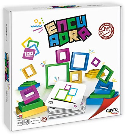 Cayro- Juego Encuadra Habilidad +8 años, Multicolor (642107)