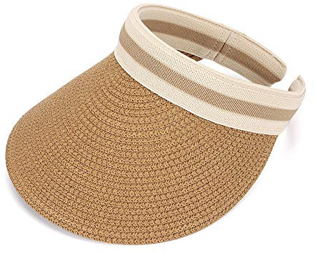 MK MATT KEELY Sonnenhut für Damen, große Krempe, Stroh, Golf, Sommerhut