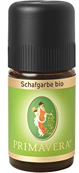 PRIMAVERA Ätherisches Öl Schafgarbe bio 2 x 5 ml - Aromaöl, Duftöl, Aromatherapie - harmonisierend, beruhigend, regenerierend - vegan