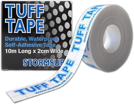 Stormsure TUFF Tape Reparationsbandet 10m x 20mm - Vattentät Reparationstejp för Vattensport