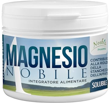Magnesio Citrato 300 Grammi in Polvere Solubile - Sale Minerale Organico ad Alto Assorbimento - per Stanchezza Fatica e Caldo, Muscoli e Normale Metabolismo Energetico - Fornitura di Lunga Durata