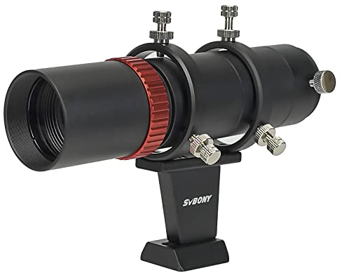 Svbony SV165 Mini Guide Scope 40F4, 1,25 Tum FMC-Beläggning | med Spiralfokusering Koaxialjustering Justerbar, CNC-Bearbetning av, kompatibel med ZWO QHY Auto Guide Camera