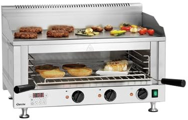 Bartscher Grill-Gratinier-Kombination Salamander 6640 100533, Edelstahl, Modern, Stahl