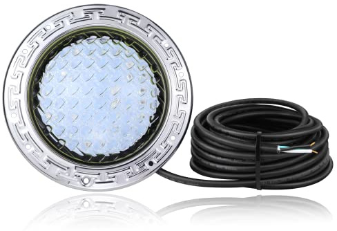 Pomeade SH101300 100FT 120V LED Pool Light (White), 10 Inch Pool Light Bulb for Inground Pool, Underwater Swimming Pool Spa Light Replacement