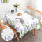 G-dake Tischdecke Abwaschbar Rechteckig, Wasserdicht Lila Lavendel & Schmetterling Tischtuch Polyester Fleckschutz Garten Tischdecken für Draußen Küche Party Deko (110x140cm)