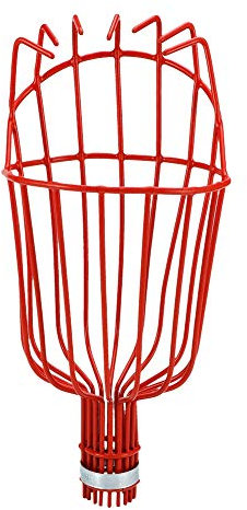 LekLai Tête de Cueilleur de Fruits, Outil de Ramassage de Fruits D'Arbre En Acier de Ferme Pour La Cueillette Des Agrumes, Des Poires Et Des Pêches