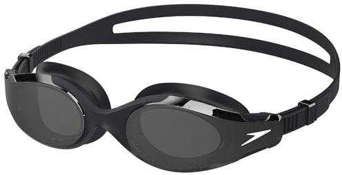 Speedo Unisex vuxen Hydrosity 2.0 speglade simglasögon | Simning | Förbättrad sikt, simglasögon, svart/guld, en storlek