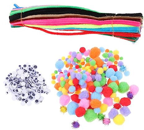 DRESSOOS Kinder-bastelset Plüschstäbchen Augen Pädagogisches Sicheres Spielzeug Für Kinder
