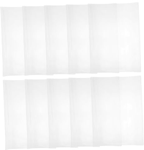 Mobestech 10stücke Transparency Book Cover Protection and Reusable Plastic Book Covers Fits Various Eco-Friendly Pp Material Easy to Use for School and Office