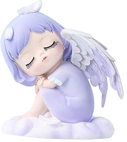 HOLIDYOYO Dekoengel Statue üße Engel Figur Aus Resin Für Garten Und Zuhause Betende Engel Skulptur Als Kuchendekoration Engelchen Ornament Für Festliche Anlässe