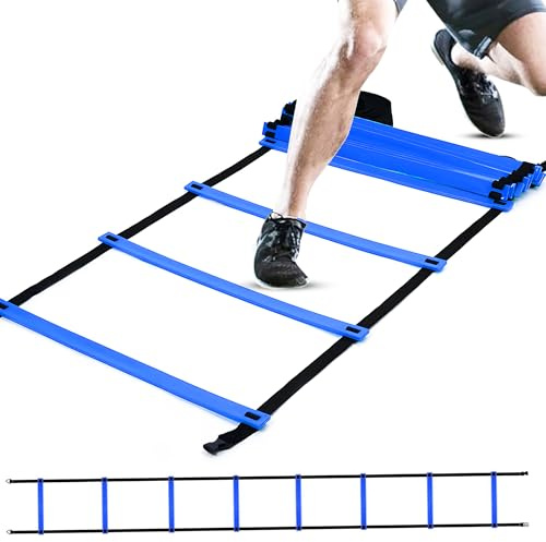 AI SPORTS Agility Ladder Speed Ladder 8M 20-Rung for Adults Football Speed Training