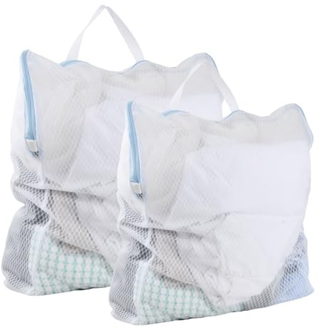Bolsas de malla para la colada, 4 bolsas de lavandería para lavadora, Kioiner, Poliéster, Bolsas de lavandería, Bolsas de lavandería para viajes, Ropa delicada