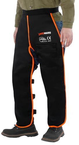YARDMARIS Chainsaw Chaps - Protective Chainsaw Apron, Adjustable Chainsaw Chaps for Men/Women,Available in Two Sizes(35.4/39.4),Forest Protective Gear,Clothing Safety Trousers