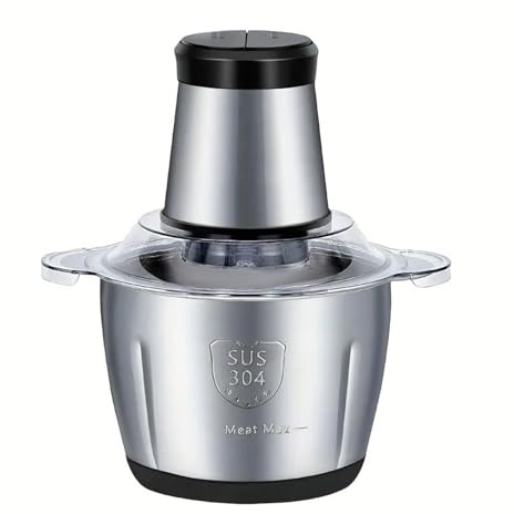 Picadoras de carne eléctricas 2/3 l, trituradora acero inoxidable, cortadora verduras multifuncional, procesadora, picadora, licuadoras cocina(3L,UK_220 V)