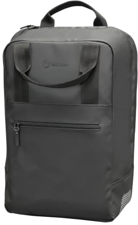 Racktime VIVI Gepäckträgertasche, Rucksackfunktion, Hook-System, schwarz | 2-in-1: Rucksack und Fahrradtasche, Gepolstertes Innenfach Wettertauglich, Sicherer Halt, Rückenfreundliche Polsterung