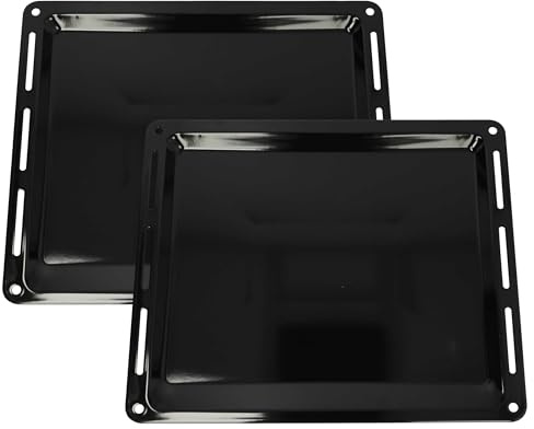 vhbw 2 x bakplåt ersättning för Miele HBB 71 för ugn – 44,5 x 37,7 x 2,5 cm