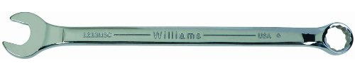 Williams JHW1211SC SUPERCOMBO Combination Wrench, 11/32-Inch 12 Point High Polish Chrome Finish with SUPERTORQUE Box End
